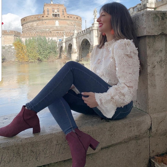 Zara Ruffled sequin top - Picture 9 of 14